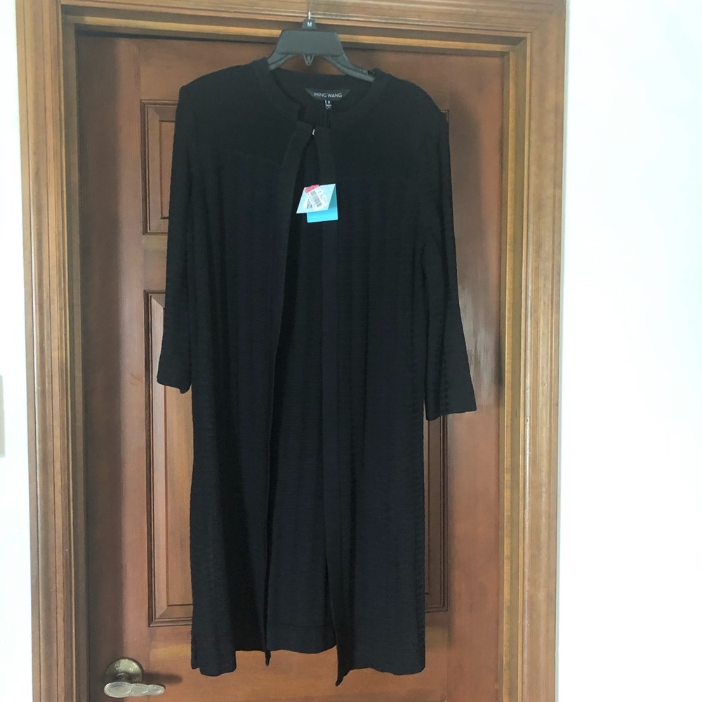 NWT Ming Wang Black Jacket Size Small